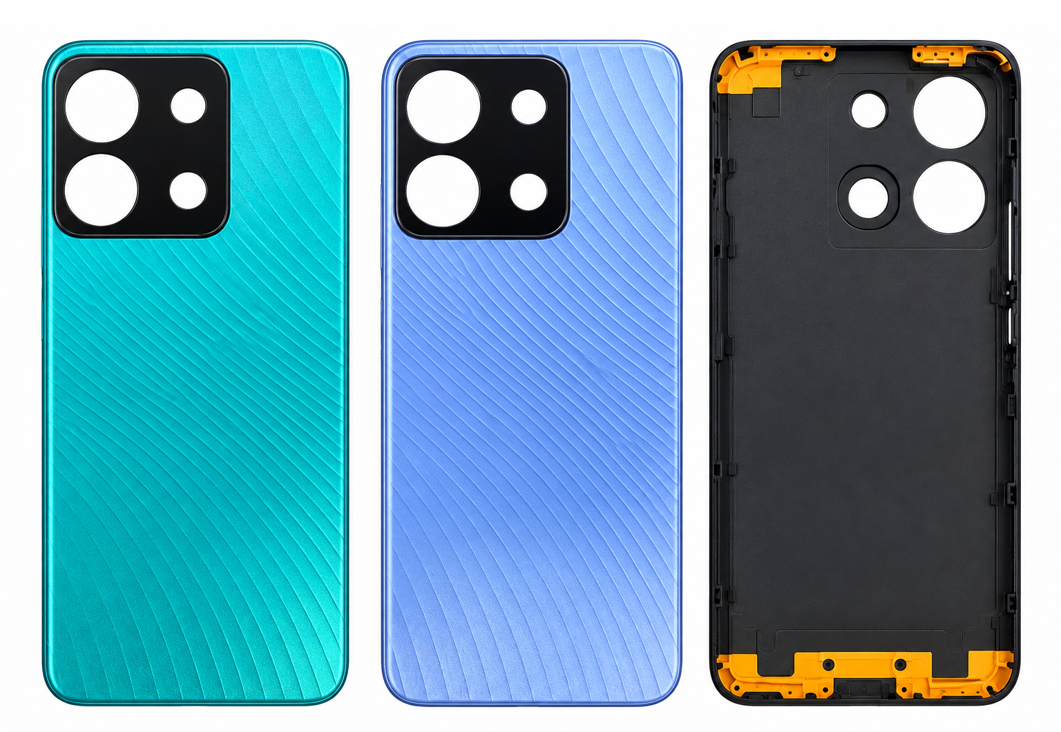Compatible Replacement for Infinix Smart 7 4G Back Panel – Blue & Green